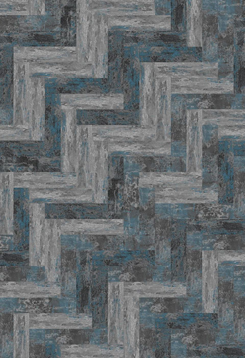 Blue Loop Modern Buffice Tiles