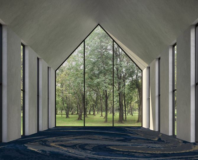 Blue Loop Modern резиденциален килим